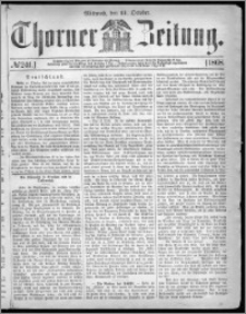 Thorner Zeitung 1868, No. 241 + Beilagenwerbung