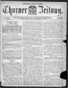 Thorner Zeitung 1868, No. 250 + Beilagenwerbung