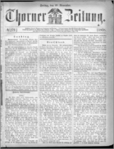 Thorner Zeitung 1868, No. 279 + Beilagenwerbung