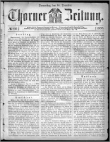 Thorner Zeitung 1868, No. 290 + Beilagenwerbung
