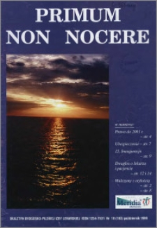 Primum Non Nocere 1999 nr 10