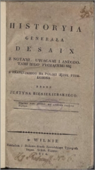 Historia generała Desaix