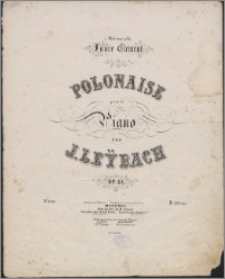 Polonaise : pour le piano : op. 51