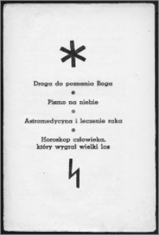 Przegląd Astrologiczny 1938, R. 3, z. 9/10