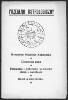 Przegląd Astrologiczny 1939, R. 4, z. 1/2