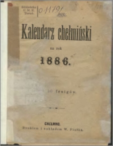 Kalendarz Chełmiński na rok 1886
