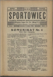Sportowiec 1923, R. 1 nr 3