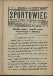 Sportowiec 1923, R. 1 nr 5
