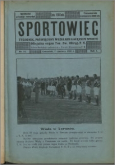 Sportowiec 1923, R. 1 nr 15