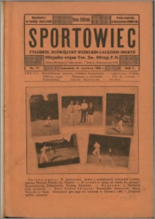 Sportowiec 1923, R. 1 nr 17