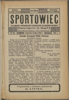 Sportowiec 1923, R. 1 nr 20