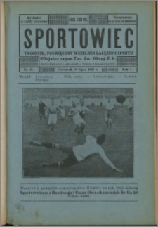 Sportowiec 1923, R. 1 nr 21