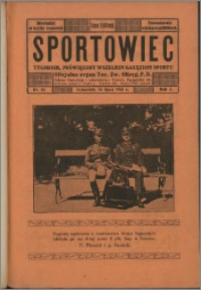 Sportowiec 1923, R. 1 nr 22