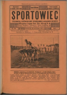 Sportowiec 1923, R. 1 nr 29