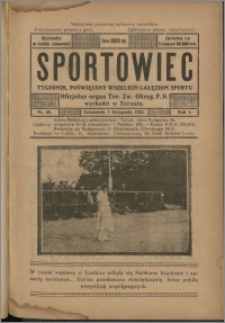Sportowiec 1923, R. 1 nr 36
