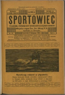 Sportowiec 1923, R. 1 nr 37