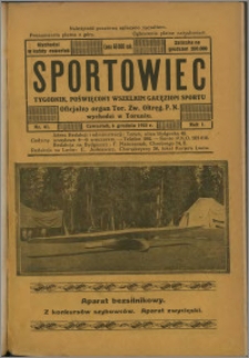 Sportowiec 1923, R. 1 nr 41