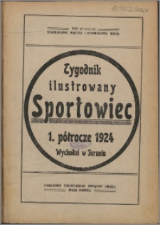 Sportowiec 1924, R. 2 nr 1