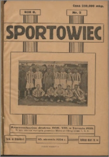 Sportowiec 1924, R. 2 nr 2