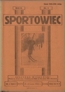 Sportowiec 1924, R. 2 nr 5
