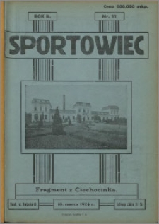 Sportowiec 1924, R. 2 nr 11