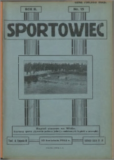 Sportowiec 1924, R. 2 nr 15