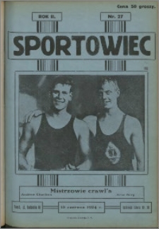 Sportowiec 1924, R. 2 nr 27