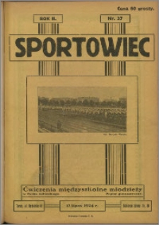 Sportowiec 1924, R. 2 nr 37