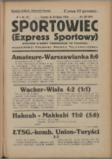 Sportowiec 1924, R. 2 nr 40