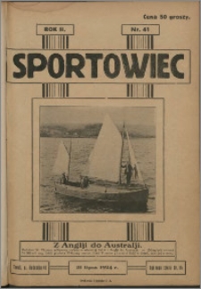 Sportowiec 1924, R. 2 nr 41