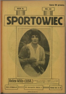 Sportowiec 1924, R. 2 nr 44