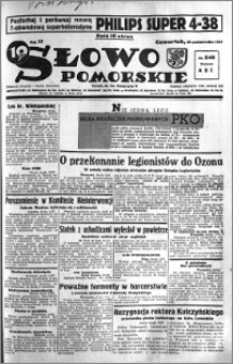 Słowo Pomorskie 1937.10.28 R.17 nr 249