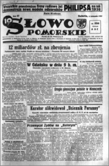 Słowo Pomorskie 1937.11.06 R.17 nr 256