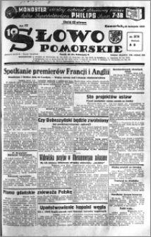 Słowo Pomorskie 1937.11.25 R.17 nr 271