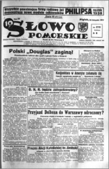Słowo Pomorskie 1937.11.26 R.17 nr 272