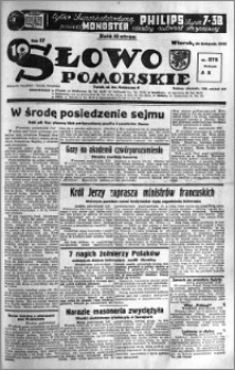 Słowo Pomorskie 1937.11.30 R.17 nr 275
