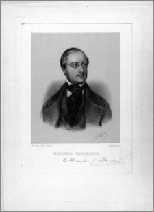 Alexander Przezdziecki (portret-popiersie z facsimile podpisu)