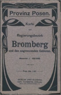 Bromberg Karte des Regierungsbezirk