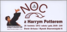 Noc z Harrym Potterem : 28/kwietnia/2012 : zaproszenie