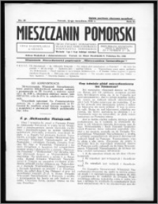 Mieszczanin Pomorski 1931, R. 2, nr 18