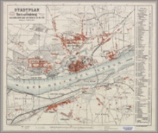 Stadtplan von Thorn und Umgebung : nach amtlichen Quellen ergänzt und berichtigt bis zum Jahre 1903