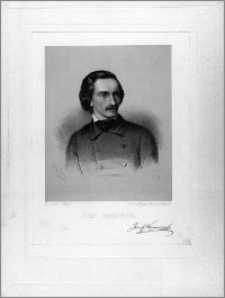 Józef Komorowski (portret-popiersie z facsimile podpisu)