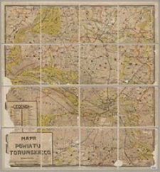 Mapa powiatu toruńskiego : skala 1:40 000