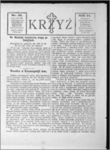 Krzyż, R. 56 (1924), nr 45