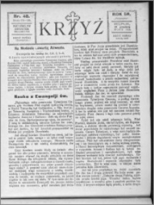 Krzyż, R. 58 (1926), nr 49