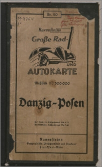 Danzig - Posen : Maßstab 1:300 000