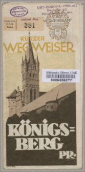 Kurzer Wegweiser Königsberg Pr.