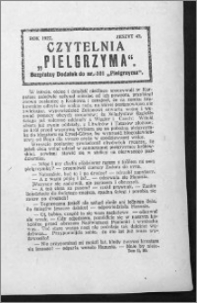 Czytelnia Pielgrzyma, R. 59 (1927), z. 42