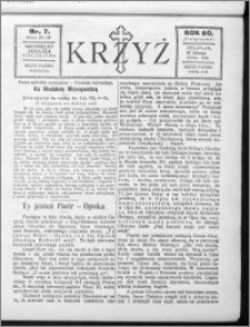 Krzyż, R. 60 (1928), nr 7