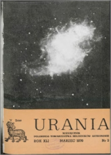 Urania 1970, R. 41 nr 3
